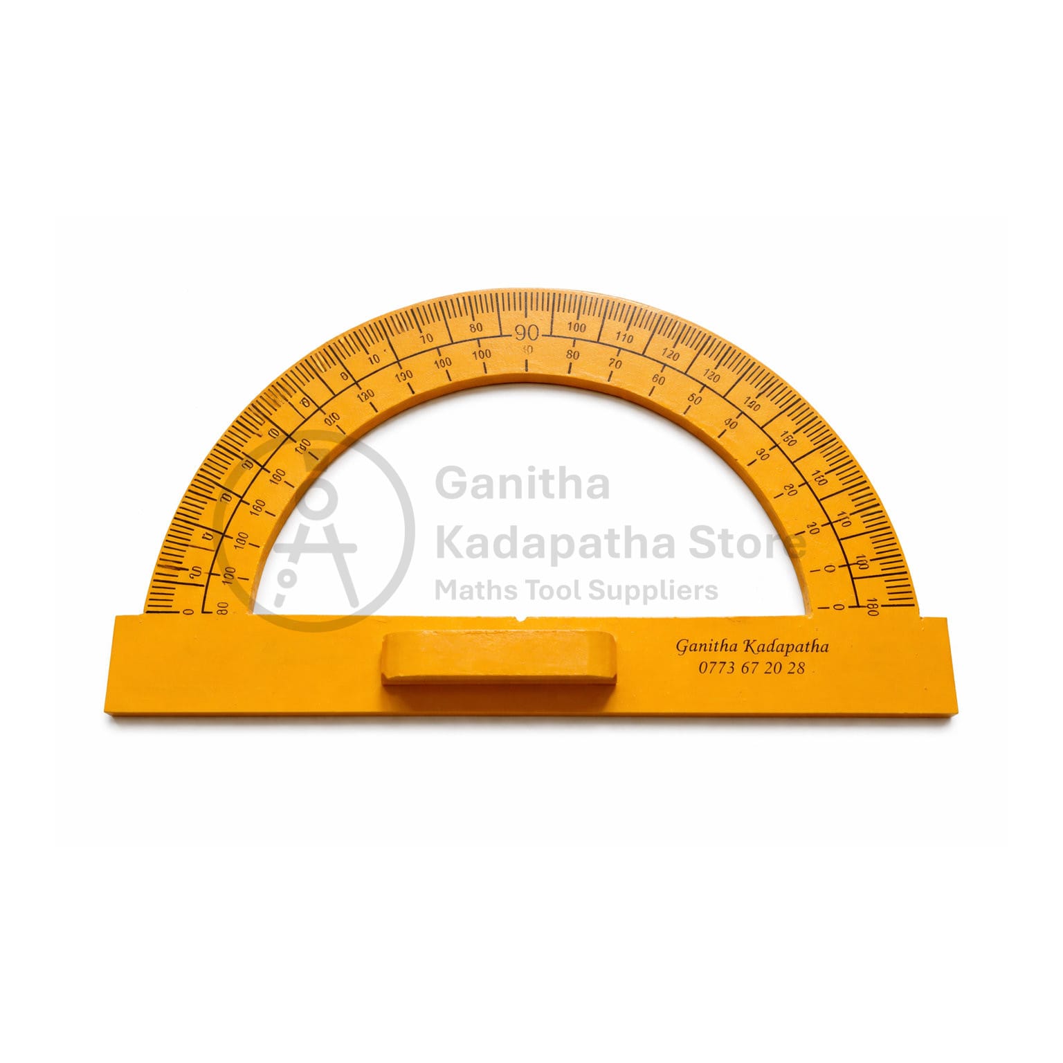 large wooden protractor large wooden protractor