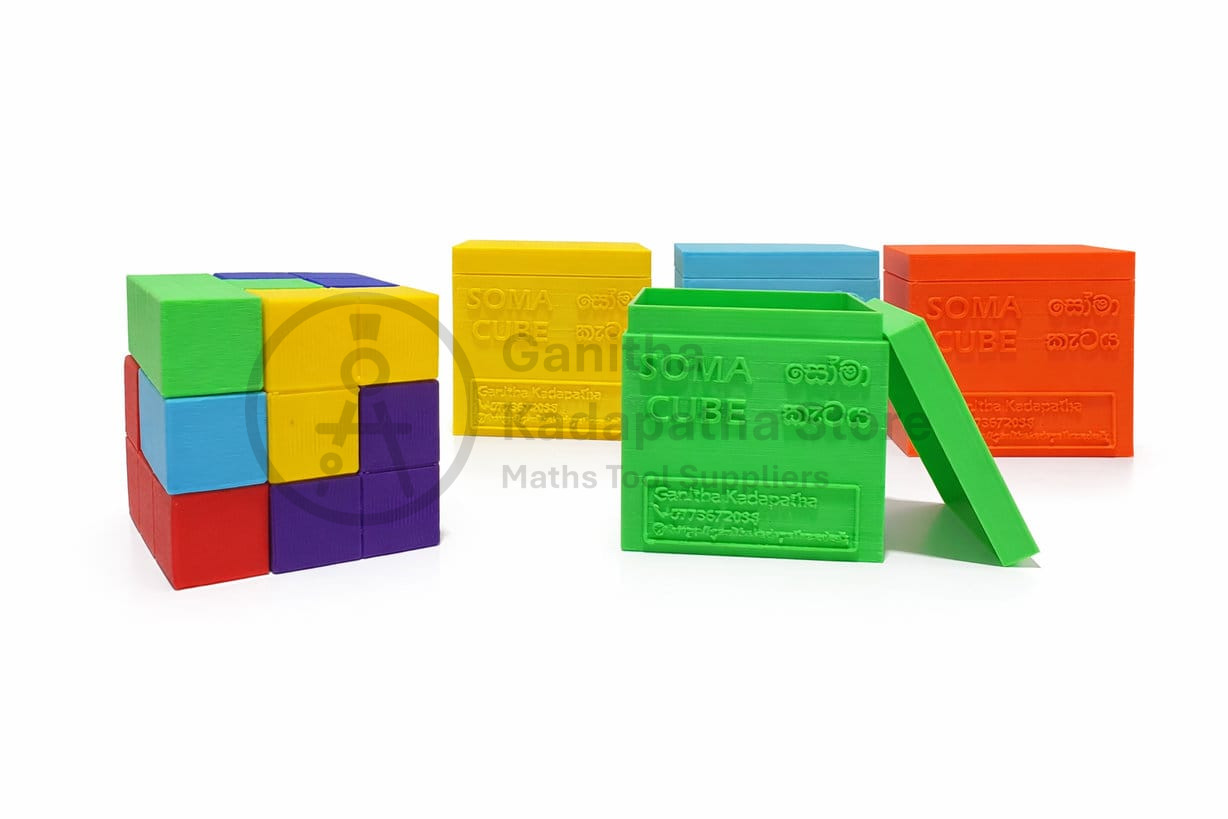soma cube (with the box) soma cube (with the box)