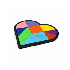 Home heart tangram plastic 1